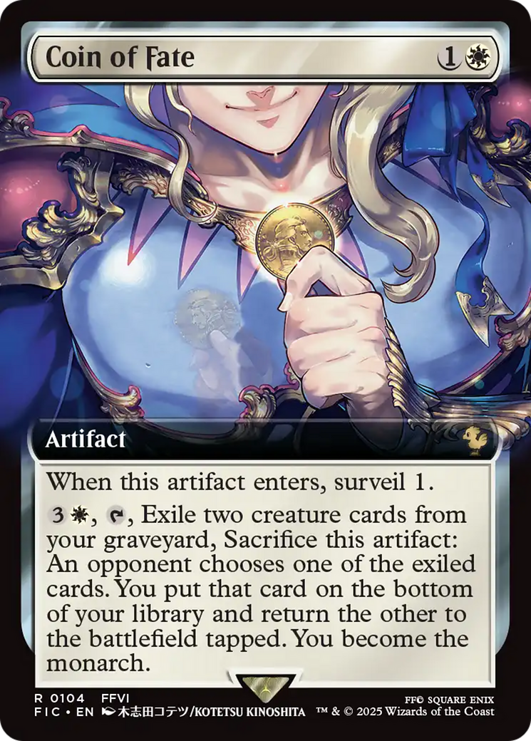 Coin of Fate (Extended Art) [FINAL FANTASY Commander] | Jack's On Queen