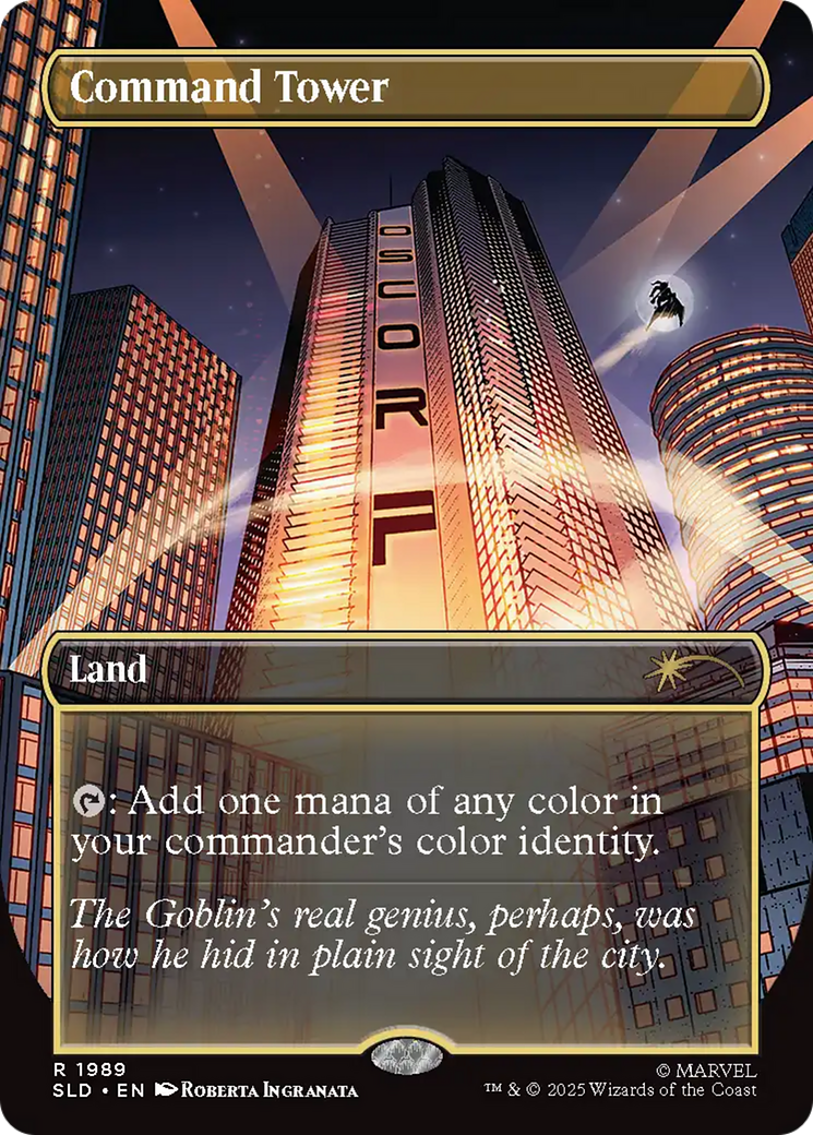 Command Tower (1989) (Rainbow Foil) [Secret Lair Drop Series] | Jack's On Queen