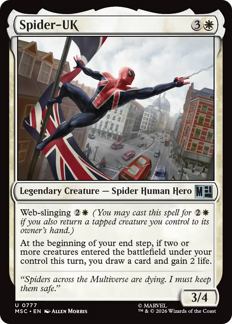 Spider-UK [Marvel Super Heroes Commander] | Jack's On Queen