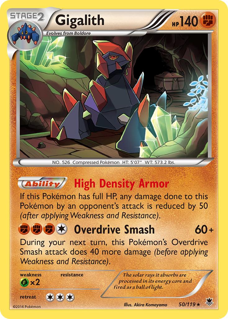 Gigalith (50/119) [XY: Phantom Forces] | Jack's On Queen