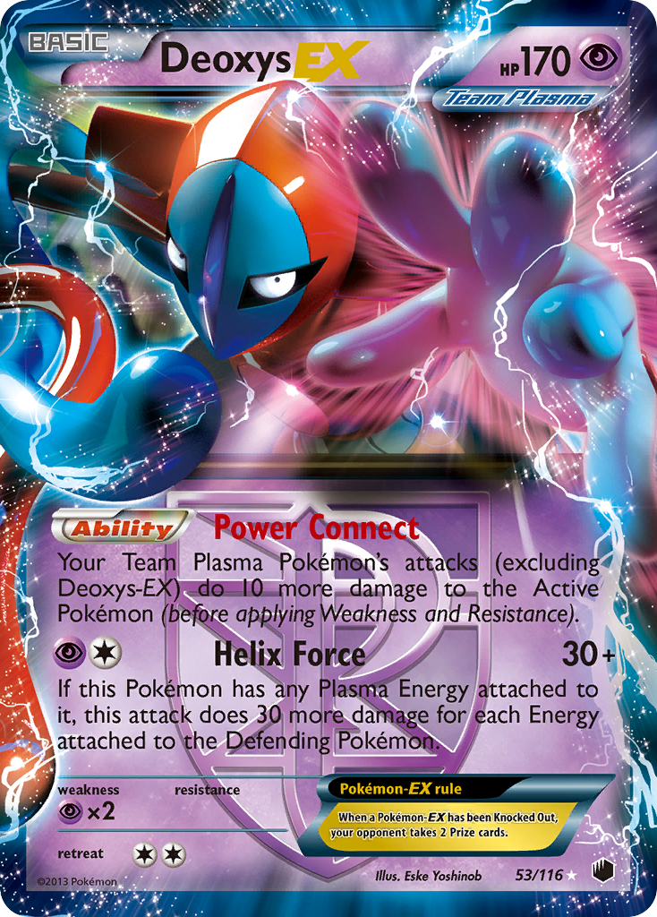 Deoxys EX (53/116) [Black & White: Plasma Freeze] | Jack's On Queen
