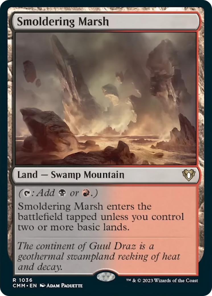 Smoldering Marsh [Commander Masters] | Jack's On Queen