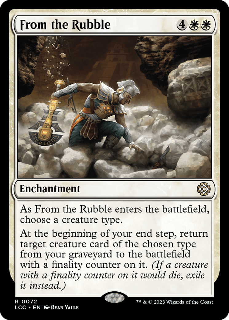 From the Rubble [The Lost Caverns of Ixalan Commander] | Jack's On Queen