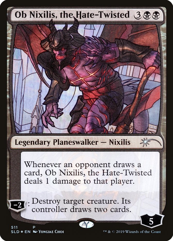 Ob Nixilis, the Hate-Twisted (Stained Glass) [Secret Lair Drop Promos] | Jack's On Queen