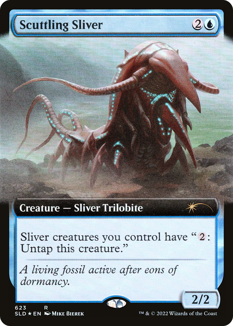 Scuttling Sliver (Extended Art) [Secret Lair Drop Promos] | Jack's On Queen