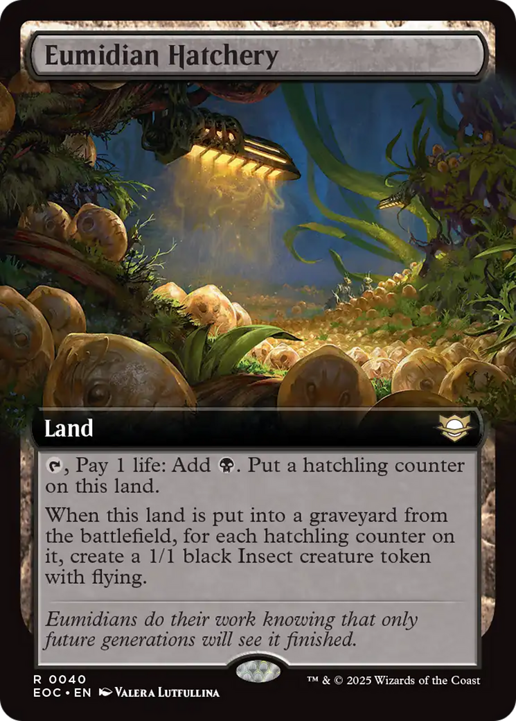 Eumidian Hatchery (Extended Art) [Edge of Eternities Commander] | Jack's On Queen