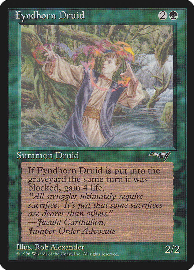Fyndhorn Druid (Flame Circle) [Alliances] | Jack's On Queen