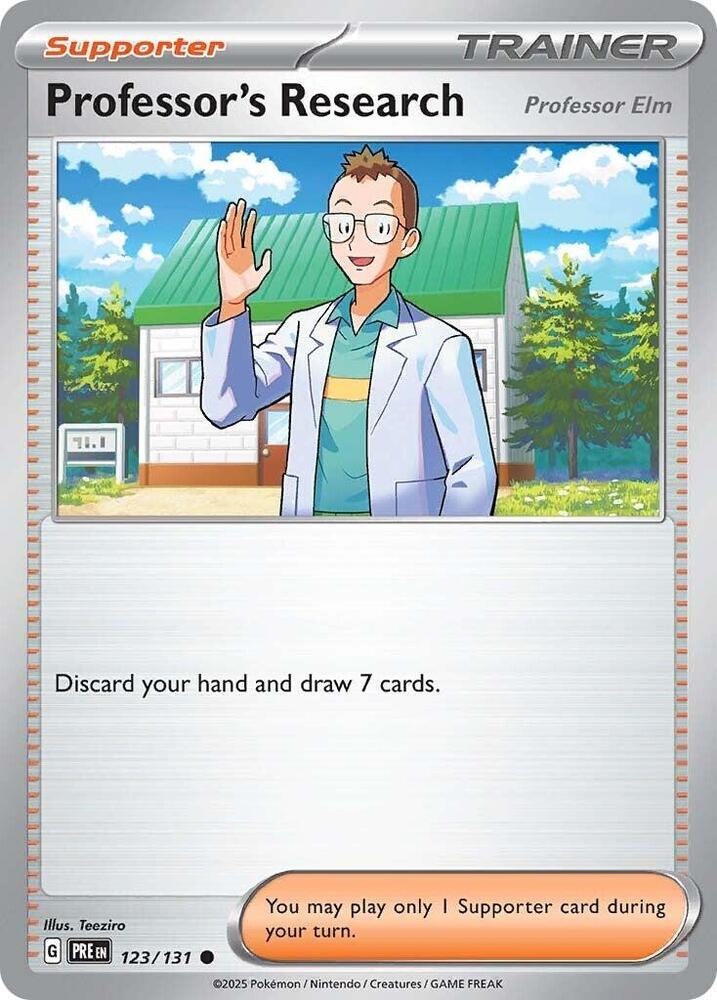 Professor's Research (123/131) [Professor Elm] [Scarlet & Violet: Prismatic Evolutions] | Jack's On Queen