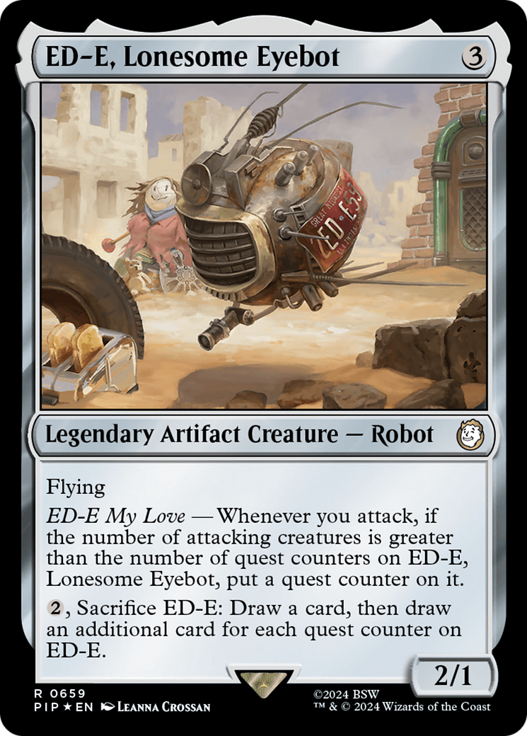 ED-E, Lonesome Eyebot (Surge Foil) [Fallout] | Jack's On Queen