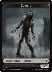 Faerie // Zombie Double-Sided Token [Foundations Tokens] | Jack's On Queen