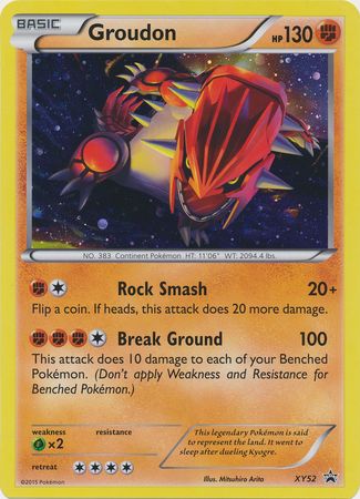 Groudon (XY52) (Jumbo Card) [XY: Black Star Promos] | Jack's On Queen