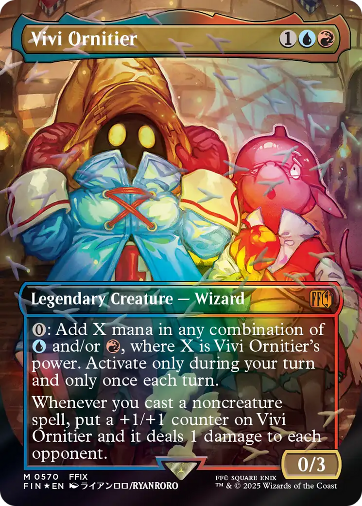 Vivi Ornitier (Borderless) (Chocobo Track Foil) [FINAL FANTASY] | Jack's On Queen