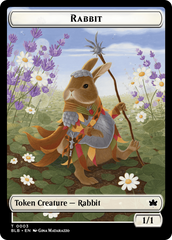 Rabbit // Treasure Double-Sided Token [Bloomburrow Tokens] | Jack's On Queen