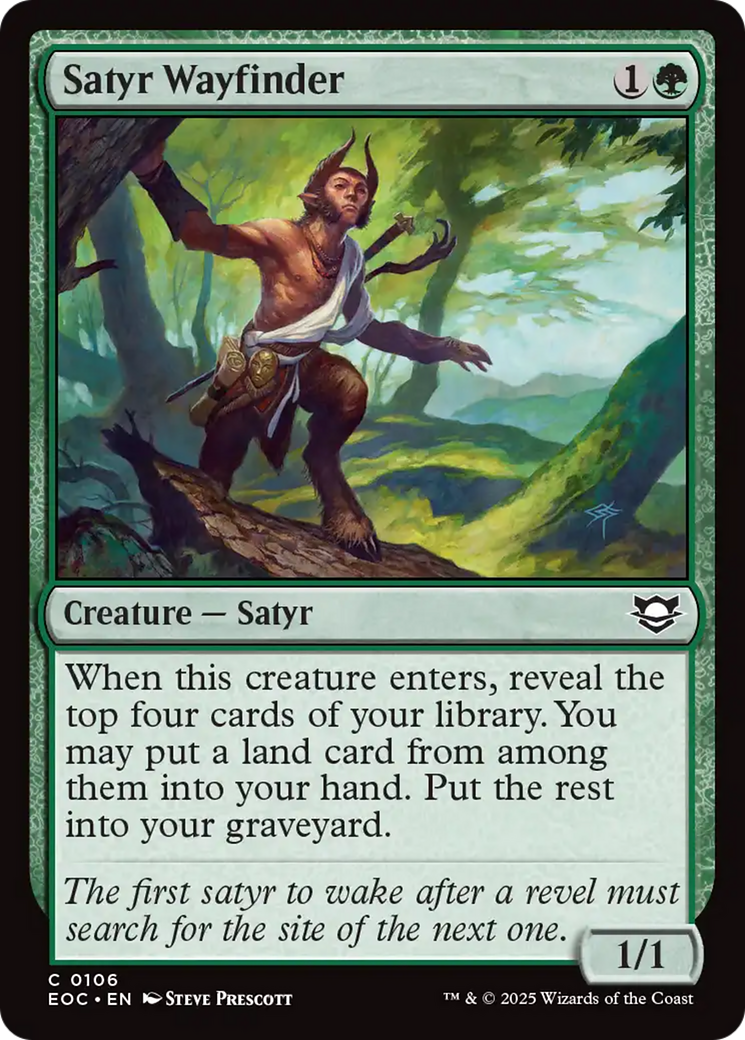 Satyr Wayfinder [Edge of Eternities Commander] | Jack's On Queen