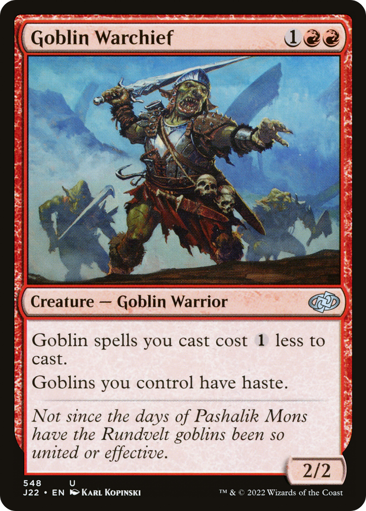 Goblin Warchief [Jumpstart 2022] | Jack's On Queen