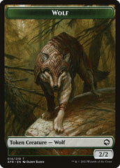 Wolf // Mordenkainen Emblem Double-Sided Token [Dungeons & Dragons: Adventures in the Forgotten Realms Tokens] | Jack's On Queen