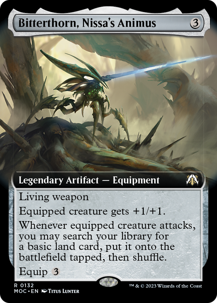 Bitterthorn, Nissa's Animus (Extended Art) [March of the Machine Commander] | Jack's On Queen