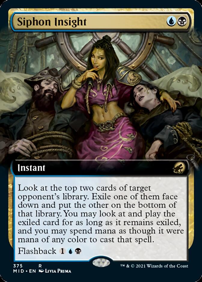 Siphon Insight (Extended Art) [Innistrad: Midnight Hunt] | Jack's On Queen