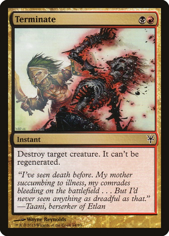 Terminate [Duel Decks: Sorin vs. Tibalt] | Jack's On Queen