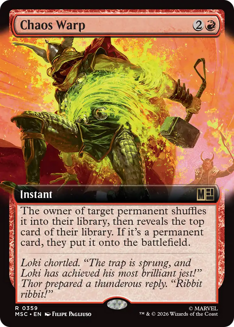 Chaos Warp (Extended Art) [Marvel Super Heroes Commander] | Jack's On Queen