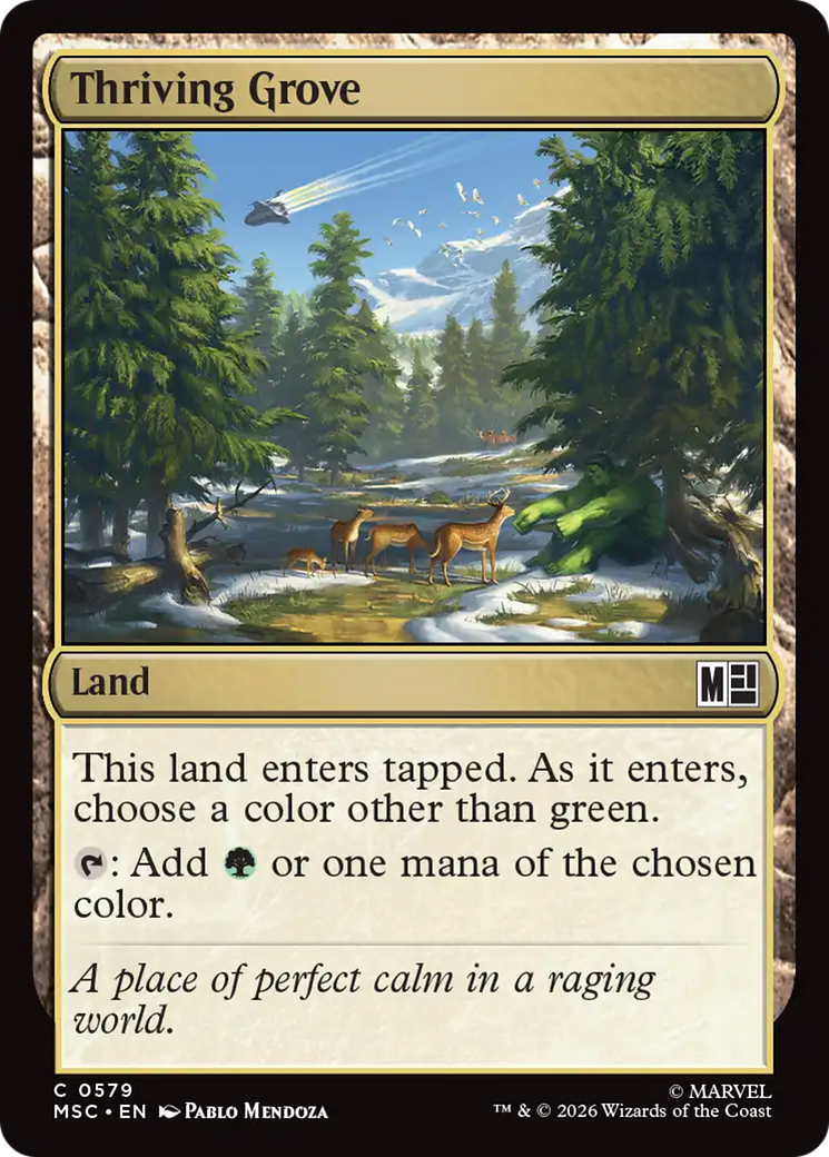 Thriving Grove [Marvel Super Heroes Commander] | Jack's On Queen
