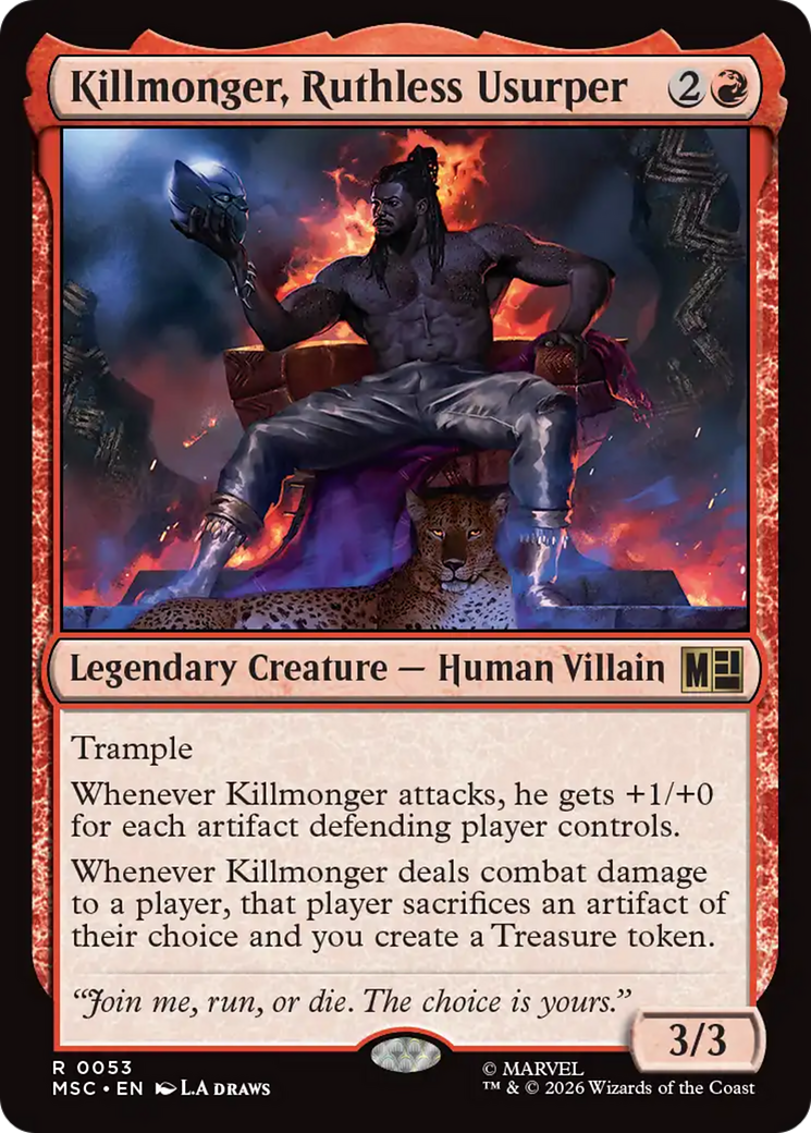 Killmonger, Ruthless Usurper [Marvel Super Heroes Commander] | Jack's On Queen