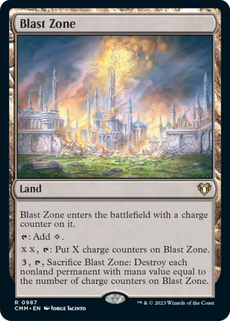 Blast Zone [Commander Masters] | Jack's On Queen