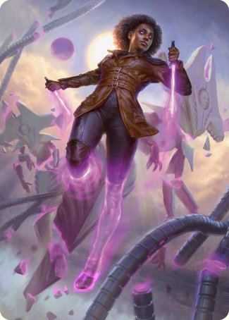 Kaya, Intangible Slayer Art Card [Phyrexia: All Will Be One Art Series] | Jack's On Queen