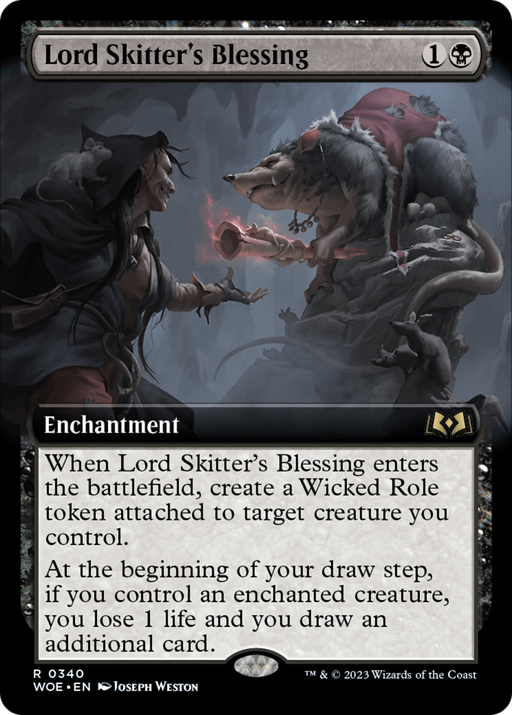 Lord Skitter's Blessing (Extended Art) [Wilds of Eldraine] | Jack's On Queen