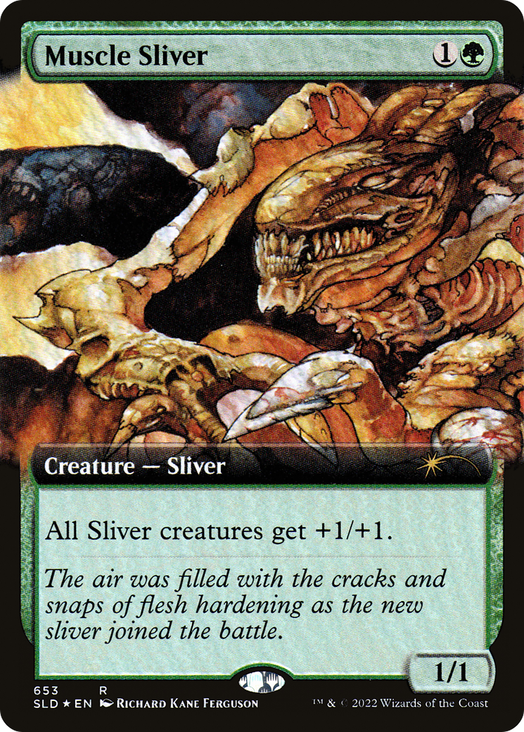 Muscle Sliver (Extended Art) [Secret Lair Drop Promos] | Jack's On Queen