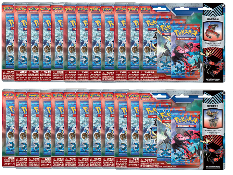 XY - 3-Pack Pin Blister Case (Xerneas & Yveltal) | Jack's On Queen