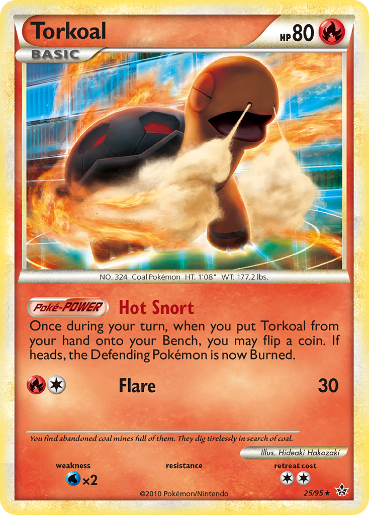 Torkoal (25/95) [HeartGold & SoulSilver: Unleashed] | Jack's On Queen