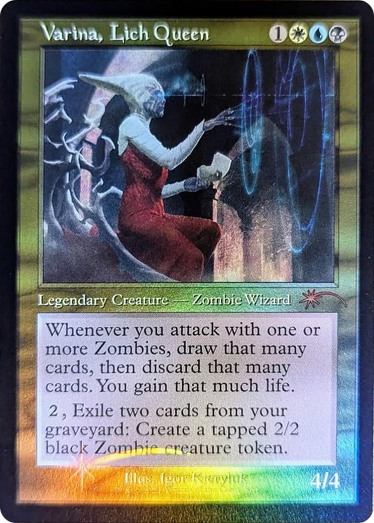 Varina, Lich Queen (Retro Frame) [Secret Lair Drop Series] | Jack's On Queen