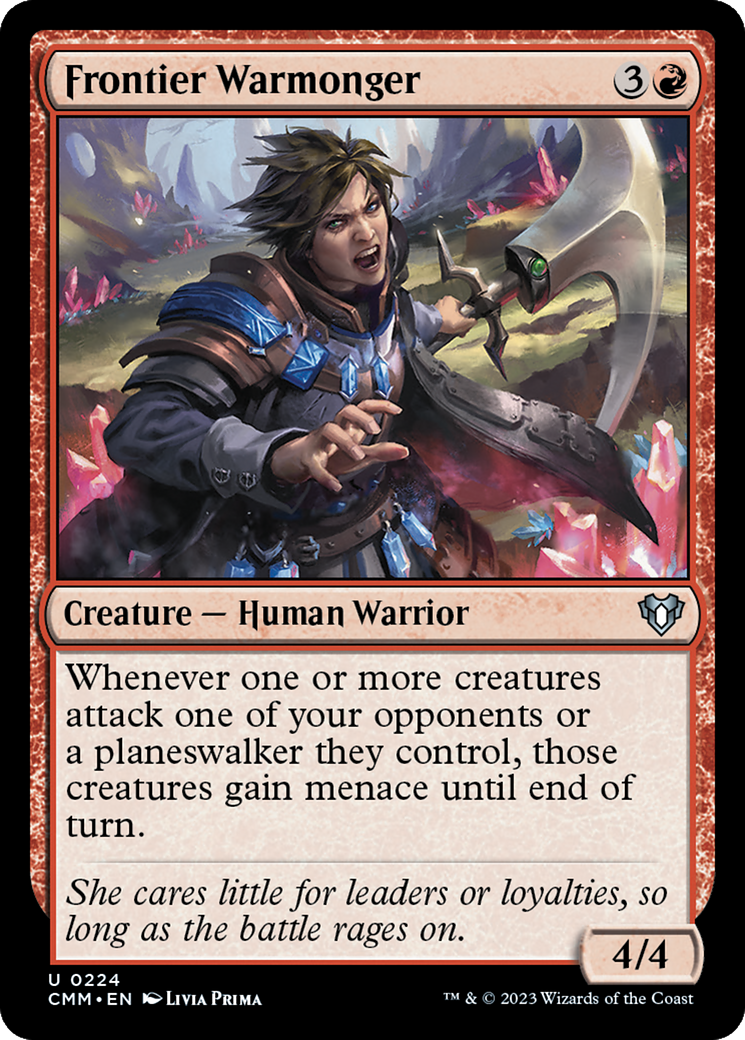 Frontier Warmonger [Commander Masters] | Jack's On Queen