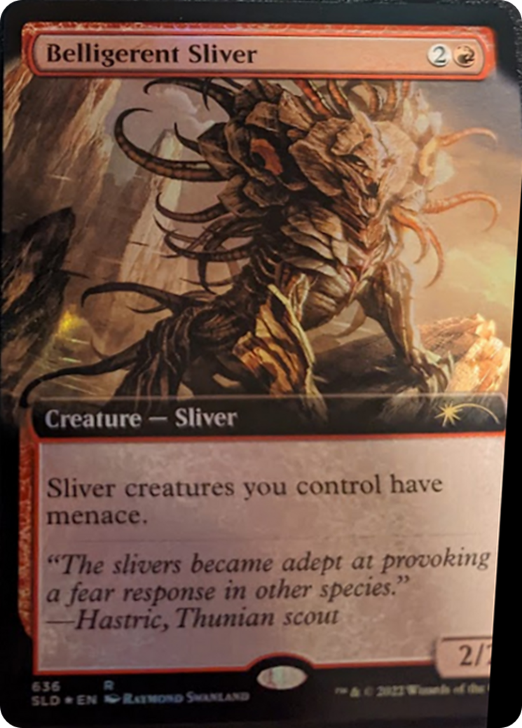 Belligerent Sliver (Extended Art) [Secret Lair Drop Series] | Jack's On Queen