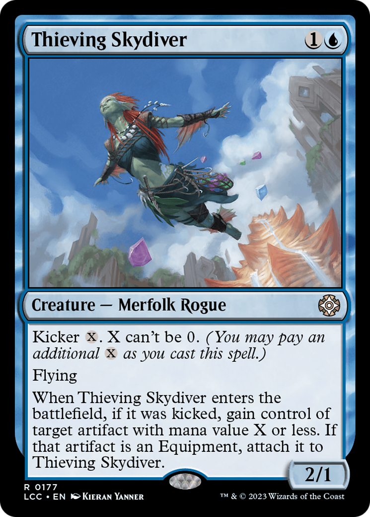 Thieving Skydiver [The Lost Caverns of Ixalan Commander] | Jack's On Queen