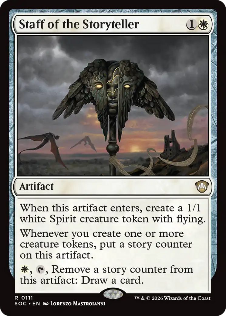 Staff of the Storyteller [Secrets of Strixhaven Commander] | Jack's On Queen