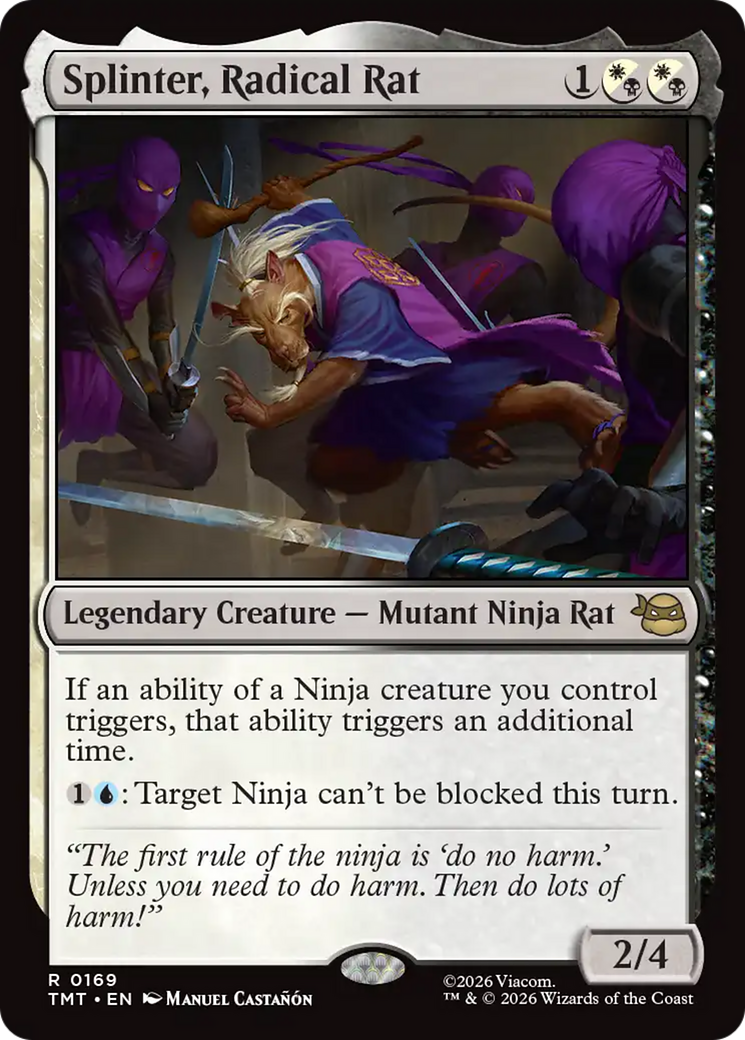 Splinter, Radical Rat [Teenage Mutant Ninja Turtles] | Jack's On Queen