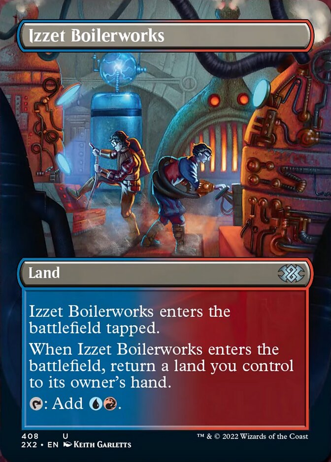 Izzet Boilerworks (Borderless Alternate Art) [Double Masters 2022] | Jack's On Queen