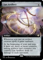 Lux Artillery (Extended Art) [Phyrexia: All Will Be One Commander] | Jack's On Queen