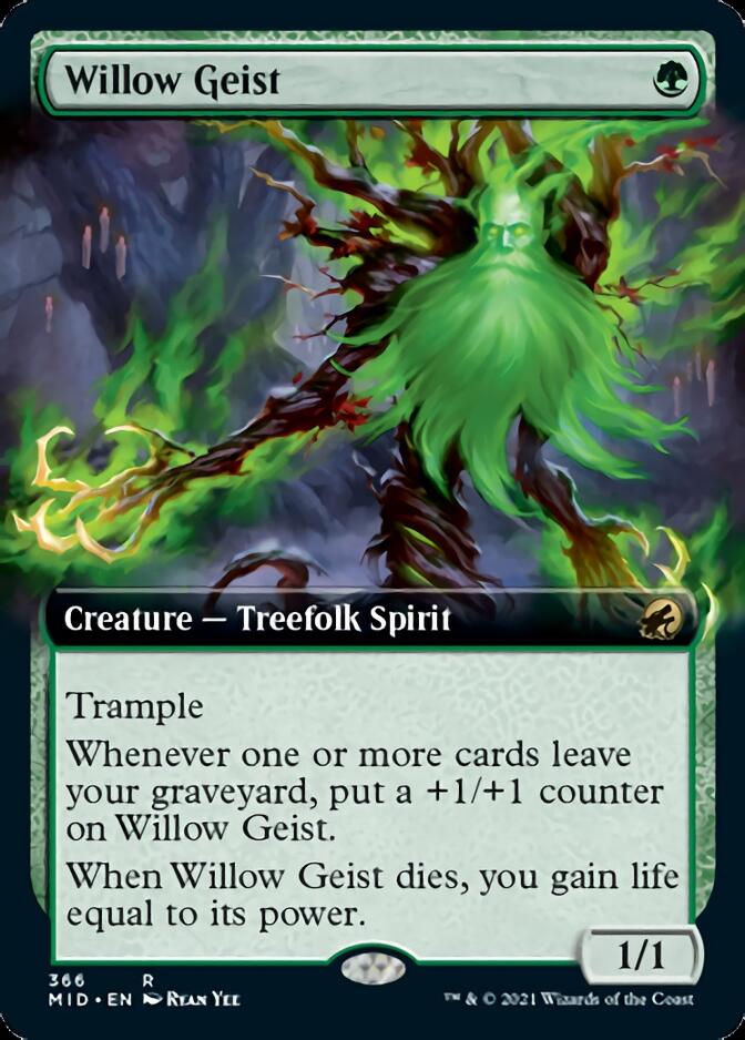 Willow Geist (Extended Art) [Innistrad: Midnight Hunt] | Jack's On Queen