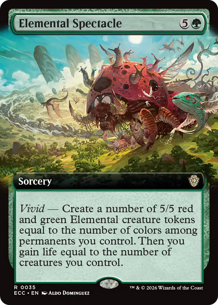 Elemental Spectacle (Extended Art) [Lorwyn Eclipsed Commander] | Jack's On Queen
