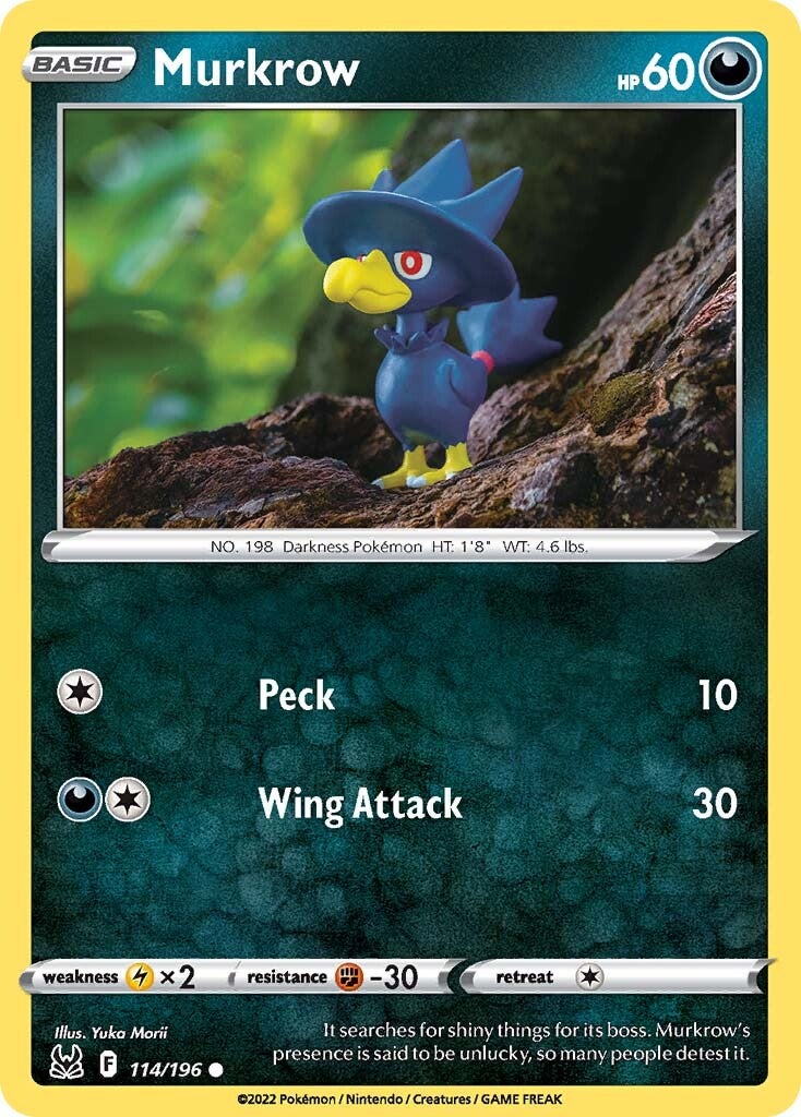 Murkrow (114/196) [Sword & Shield: Lost Origin] | Jack's On Queen