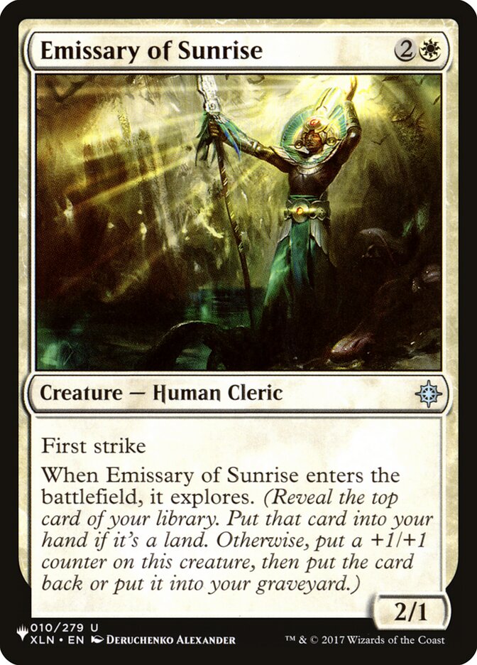 Emissary of Sunrise [The List] | Jack's On Queen