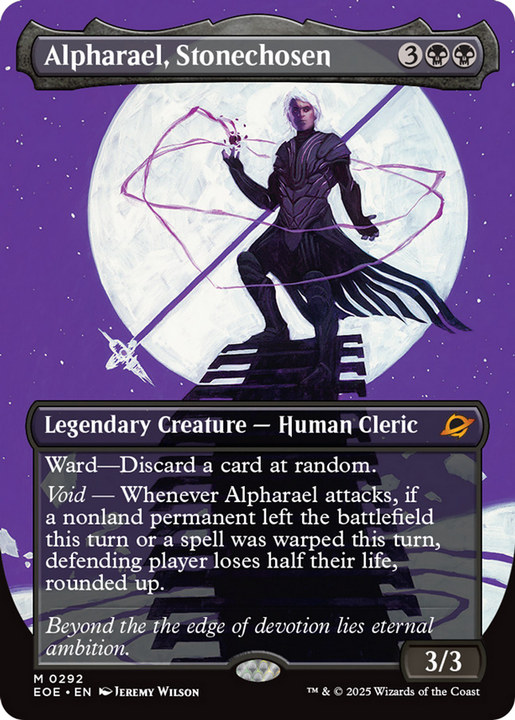 Alpharael, Stonechosen (Borderless) [Edge of Eternities] | Jack's On Queen