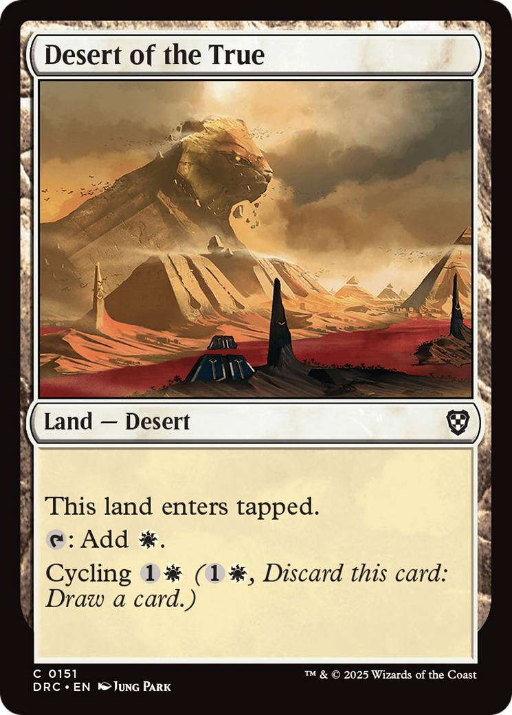 Desert of the True [Aetherdrift Commander] | Jack's On Queen