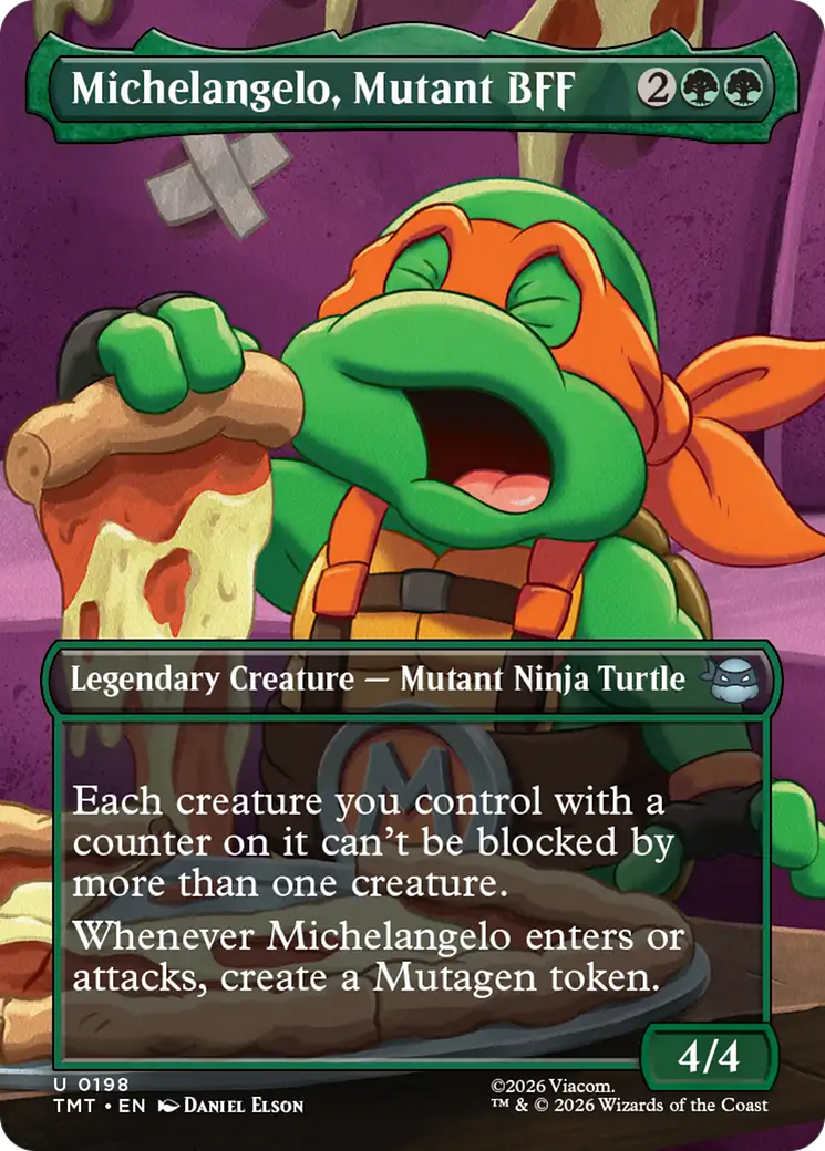 Michelangelo, Mutant BFF (Borderless) [Teenage Mutant Ninja Turtles] | Jack's On Queen