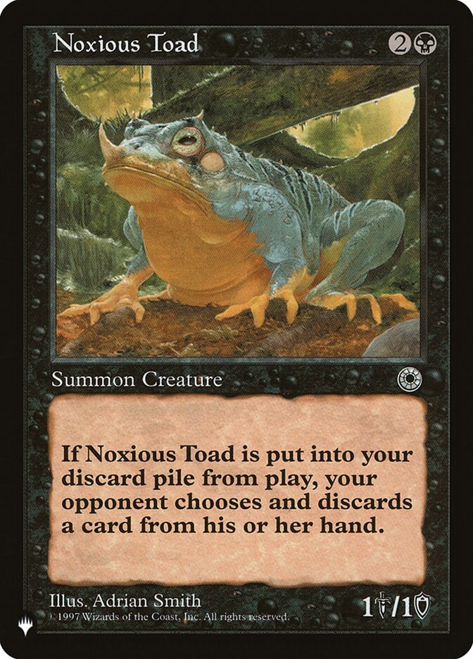 Noxious Toad [The List] | Jack's On Queen
