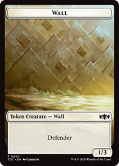Insect (0023) // Wall Double-Sided Token [Tarkir: Dragonstorm Commander Tokens] | Jack's On Queen
