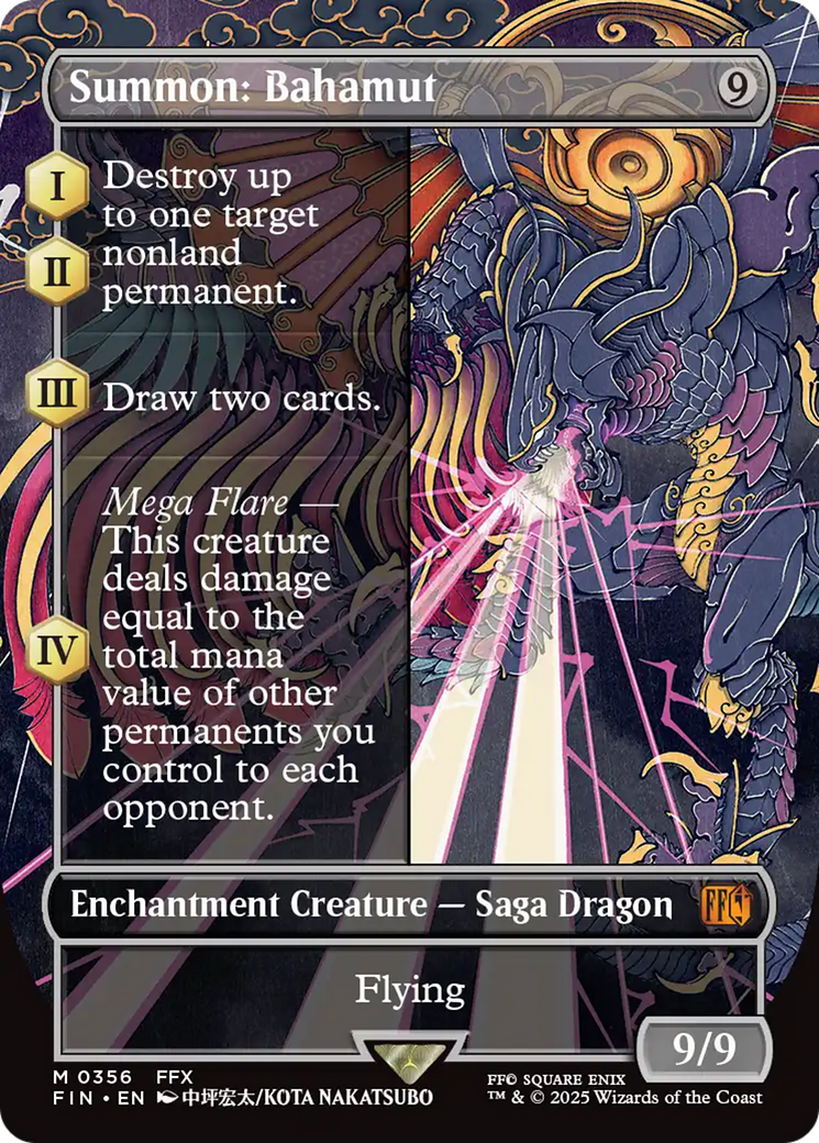 Summon: Bahamut (Borderless) [FINAL FANTASY] | Jack's On Queen